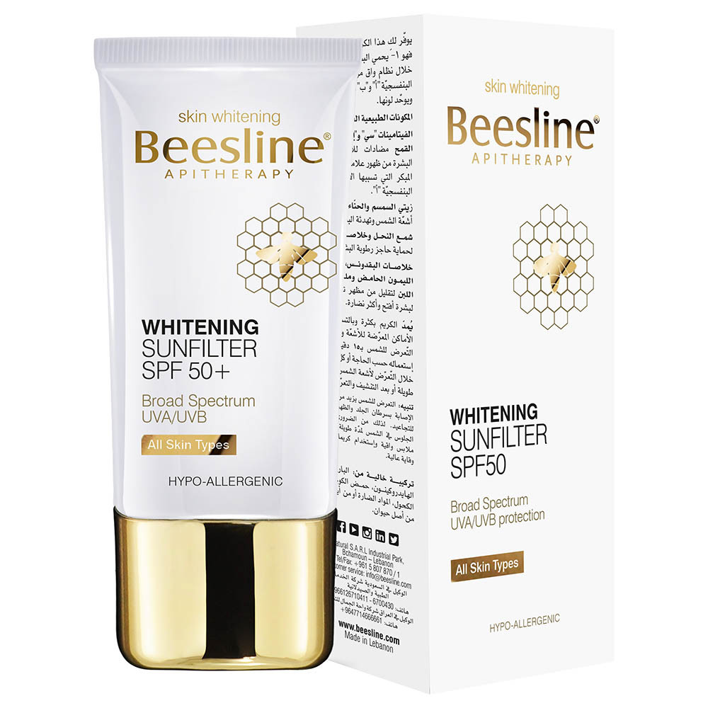 * Beesline Whitening Sun Filter SPF 50