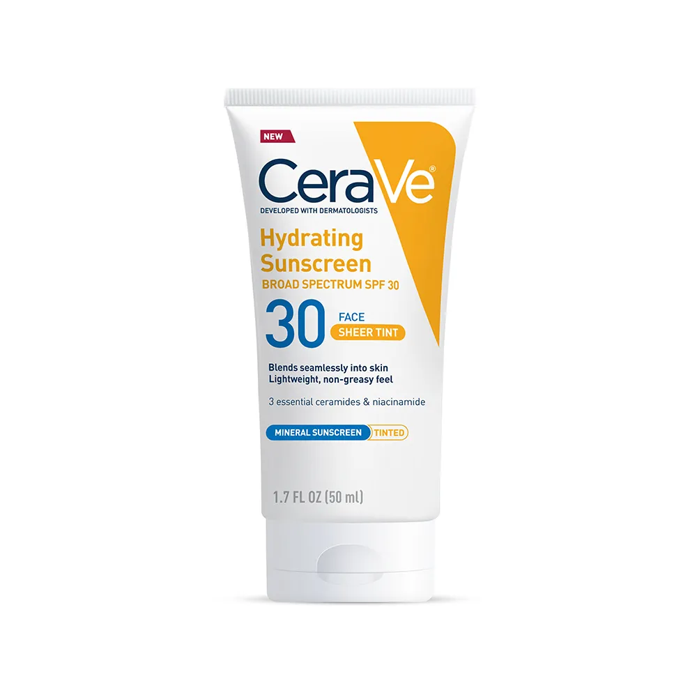 CeraVE Hydrating sunscreen SPF30 creamأفضل واقي شمس للبشرة الجافة